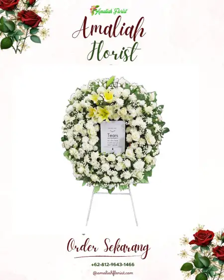 Krans Bunga Duka Karombasan Selatan