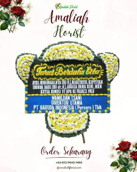 Papan Bunga Duka Karombasan Selatan